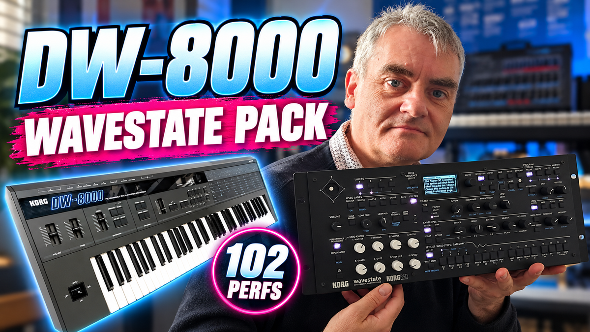 Korg DW-8000 Collection for the Wavestate – 102 Performances