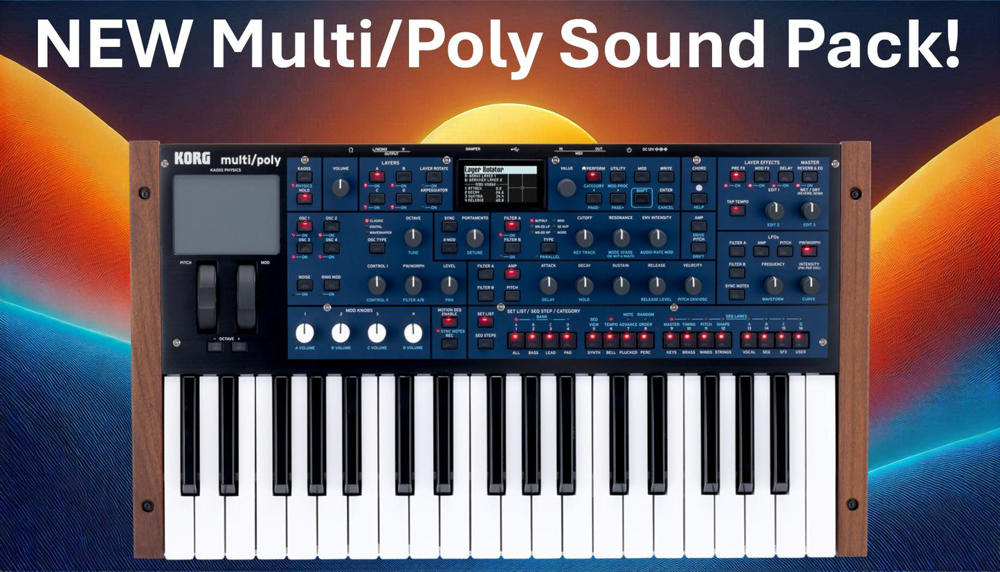 Unleash the Korg Multi/Poly: 74 Epic Programs & Performances!